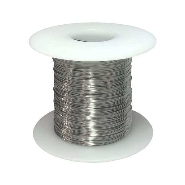 Stainless Steel 316L Wire, 22 AWG Gauge, 0.0253" Diameter, 1000 Feet